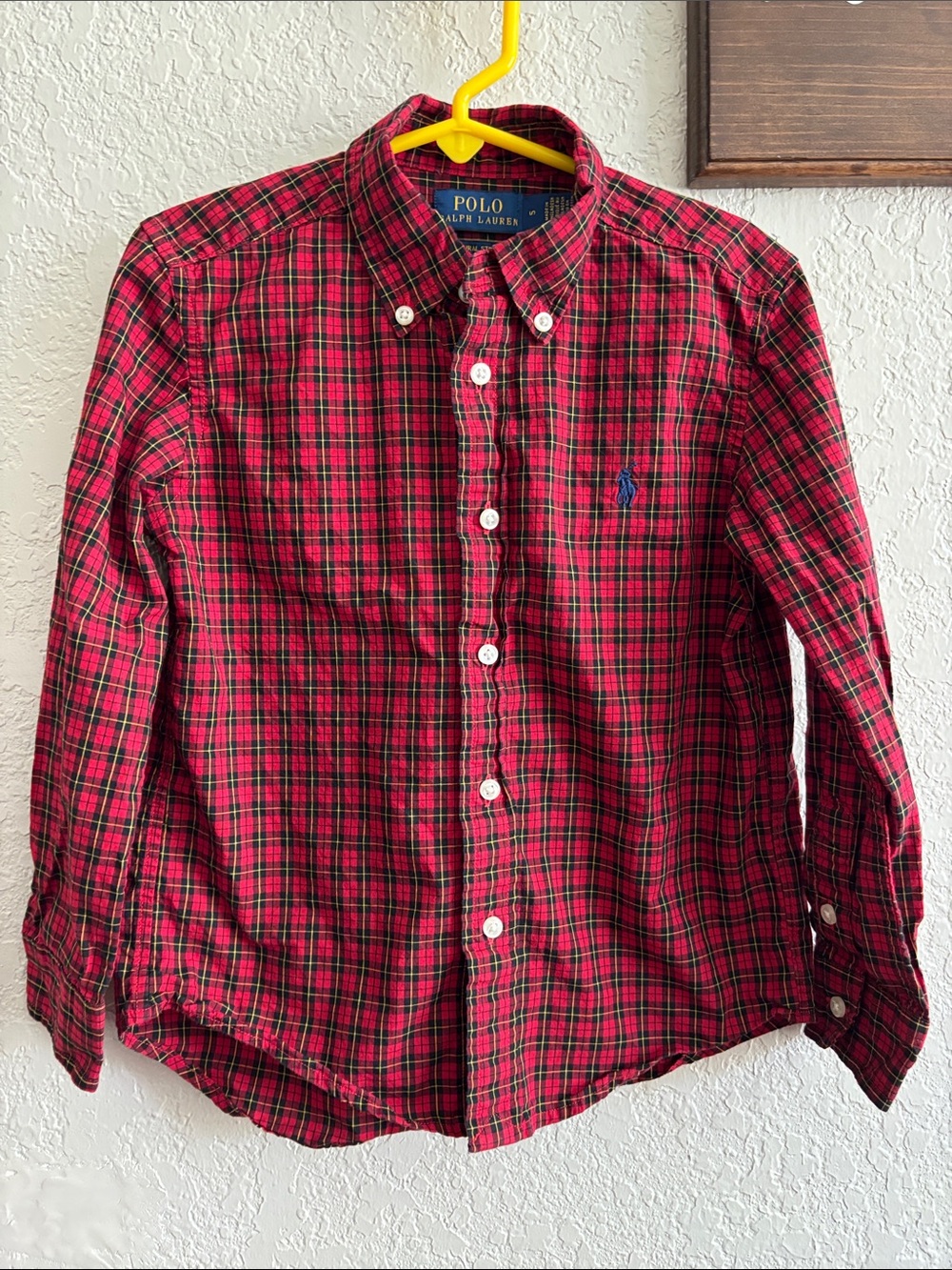 Polo by Ralph Lauren Red & Black Plaid Button-Down Shirt